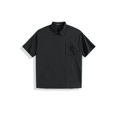 Men's Utility Seersucker Textured Polo Shirt